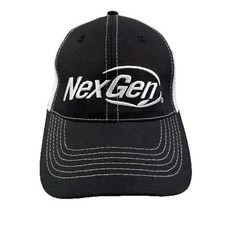 NEW NexGen Cap Hat Employee Embroidered Logo Black Mesh Internet Phone Strapback picture