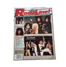 Rockline Magazine April 1985 Motley Crue Def Leppard KISS Madonna Vintage Rock picture