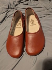 Earthing Harmony Barefoot Leather Ballet Flats Handcrafted Turkey Sz 41 Women's  picture