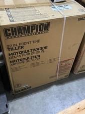 Champion 22 In. 212cc 4 Stroke Gas Dual Rotating Front Tine Tiller Fwd & Reverse picture