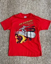 Vintage 1988 Joe Satriani Surfing With The Alien T-Shirt Silver Surfer Marvel XL picture