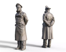 1/8 Scale 225mm WwII German Commander Figure Model Kit Resin Printed picture