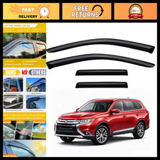 Window Visors Rain Guards for 2011-2020 Mitsubishi Outlander - Weather Protectio picture
