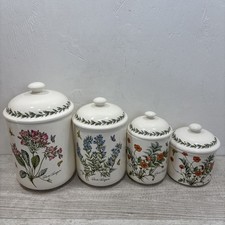 Vintage Maruni Floral Canister Set of 4 “Joive Tanguin