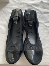 Cape Robbin Penny Women Black Ballet Slip-Ons Size 7 picture