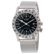 Glycine Airman Vintage The Chief Purist Automatic Black Dial Unisex Watch GL0468 picture