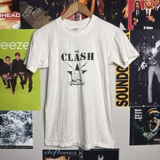 VTG 80s The Clash The Future Is Unwritten Known Your Rights Band Tour Shirt picture
