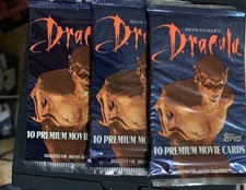 1992  Topps DRACULA  COMICS  FACTORY SEALED 3 PACKS picture