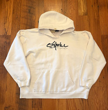 O'Neill Men's White Fleece Pullover Hoodie Size M Regular picture