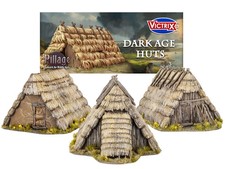 Victrix Pillage Dark Age Huts 28mm Terrain Barons War Medieval Skirmish picture
