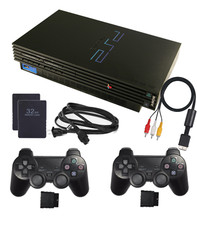 GUARANTEED FAT Playstation 2 Console PS2 BRAND NEW Controllers PS1 Compatible G picture