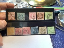 BAVARIA = 1849-1862  German States COLLECTION __ 11 stamps picture