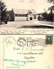 Quincy MA Quincy Library, Massachusetts Building Postcard 72920 picture