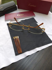 CARTIER Rimless 53MM Gold Unisex Eyeglasses CT0092O 001 picture