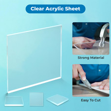 Clear Acrylic Sheet Plexiglass Board with Protective Film, Partitions, and Signs picture