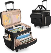 Rolling Teacher Bag with Wheels and 15.6