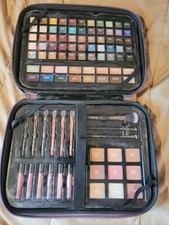 Ulta Beauty Glamour On The Go 95 Piece Makeup Kit Lavender Sequined Zipper Case picture