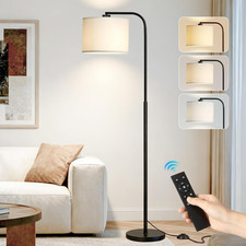 Arc Floor Lamp with Remote and Dimmable Black Floor Lamps for Living Room picture