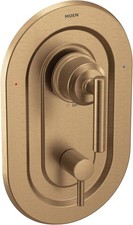 Moen T2900BZG Gibson Posi-Temp Dual Shower Handle 3-Function in Bronzed Gold picture