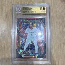2024-25 Panini Select Stephon Castle #175 Red Cracked Ice Prizm (RC) picture