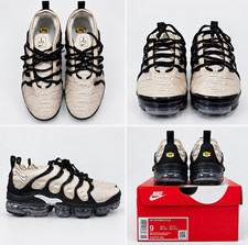 Nike Air VaporMax Plus Rattan/White/Khaki/Black Men’s Low Top Sneaker DX3720-200 picture