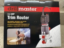 NEW Drill Master 2.4 Amp Trim Router 120v 26000 Rpm 1/4