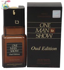 ONE MAN SHOW OUD 3.3 / 3.4 OZ EDT SPRAY FOR MEN BY JACQUES BOGART NEW IN BOX picture
