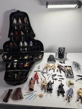 Vintage Darth Vader Case With 43 1977-84 Action Figures , Weapons,&Accessories   picture