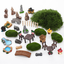 32 Pcs Fairy Garden Accessories Miniature Landscape Ornaments Set picture