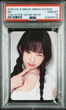 REI IVE MINIVE SCHOOL TOKYO POP-UP PURCHASE BONUS GEM MINT PSA 10 picture
