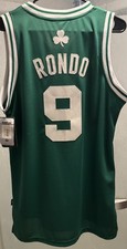 Rajon Rondo Boston Celtics NBA Jersey Men Small NWT New Green #9 Adidas Sewn Vtg picture