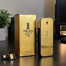 1 Million Parfum by Paco Rabanne for Men 3.3 / 3.4 oz New In Box picture