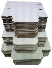 10x4x3 White Corrugated Shipping Mailer Packing Boxes 10