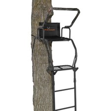 Big Game Warrior DXT 17' Deer Hunting Ladder Climbing Tree Stand w/Flex-Tek Seat picture