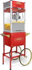 20oz Vintage Style Popcorn Machine Maker Popper with Cart and 20-Ounce Kettle picture