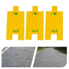 3 Pcs Concrete Stamping Molds For Wall& Floor Concrete Stamping Texture Mats picture