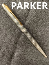 Excellent PARKER Sterling Silver Ballpoint Pen Made in France Vintage Rare picture