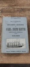 RARE 1921 Manuali Hoepli Maritime Law & Insurance Maritime Claims Rossetto Italy picture