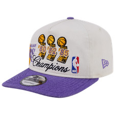 New Era LA Lakers Champions '80 '82 '85 Vintage Retro 19TWENTY Snapback Hat Cap  picture