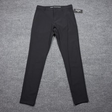 Rhone Commuter Pants Mens 31x33 Black Skinny Flex-Knit Ultra Slim Stretch Chino picture