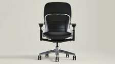 Steelcase Leap V2 Chair    -Fully Loaded-                   Aluminum Edition picture
