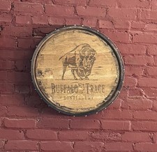 Buffalo Trace Bourbon Engraved Barrel Head “Free Shipping” picture