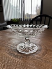 Vintage 4” Tall Waterford Crystal Glandore Footed Pedestal Compote picture