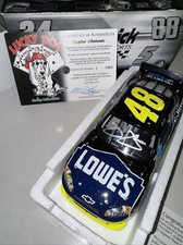 2010 Jimmie Johnson #48 Autographed Lowes Foundation 1:24 Diecast w/ COA - NEW picture