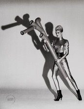 VTG Helmut Newton Print Fashion Bauwelt Photogravure Art Photo 1987 Mat 14x17 picture