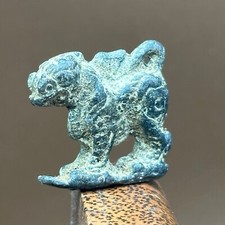 Wonderful Ancient Roman Greek Small Bronze Mythical Animal Figure picture