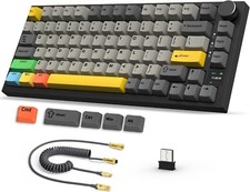 AJAZZ AK820 Pro Wireless Mechanical Gaming Keyboard Hot Swappable TFT Display picture