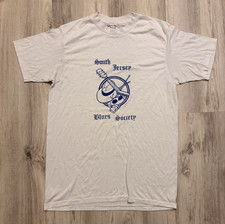 VTG 80s South Jersey Blues Society T shirt Size L Single Stitch USA Music Jazz picture