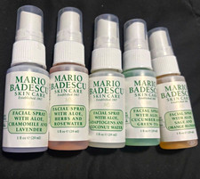 Mario Badescu Facial Spray Set Travel Size 5x1 fl oz Chamomile Lavender Rose picture