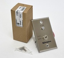 NEW SIMPLEX 2098-9806 Remote Test Station Red LED Key Switch 0621151 Steel picture